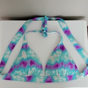 Victoria's Secret Swim Tie Dye Halter Bikini Top